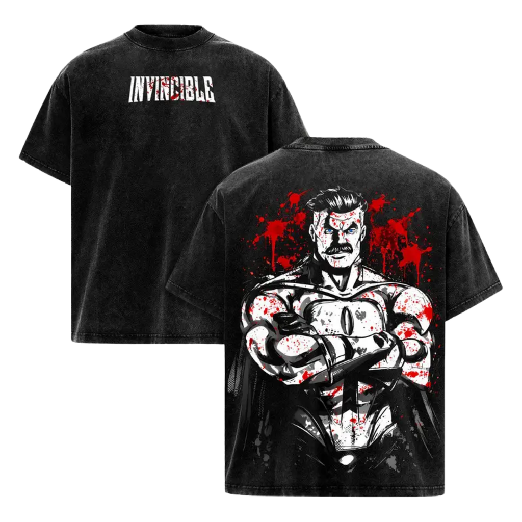 Omni-Man Viltrumite Warrior T-Shirt – Invincible Graphic Anime Tee