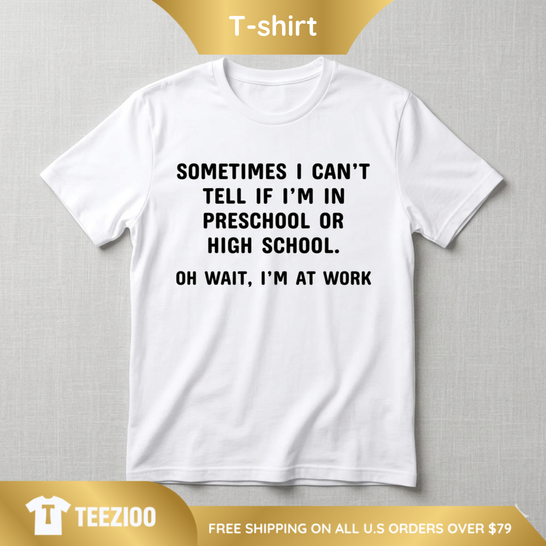 Funny "Home Office" Sarcastic Quote Tee
