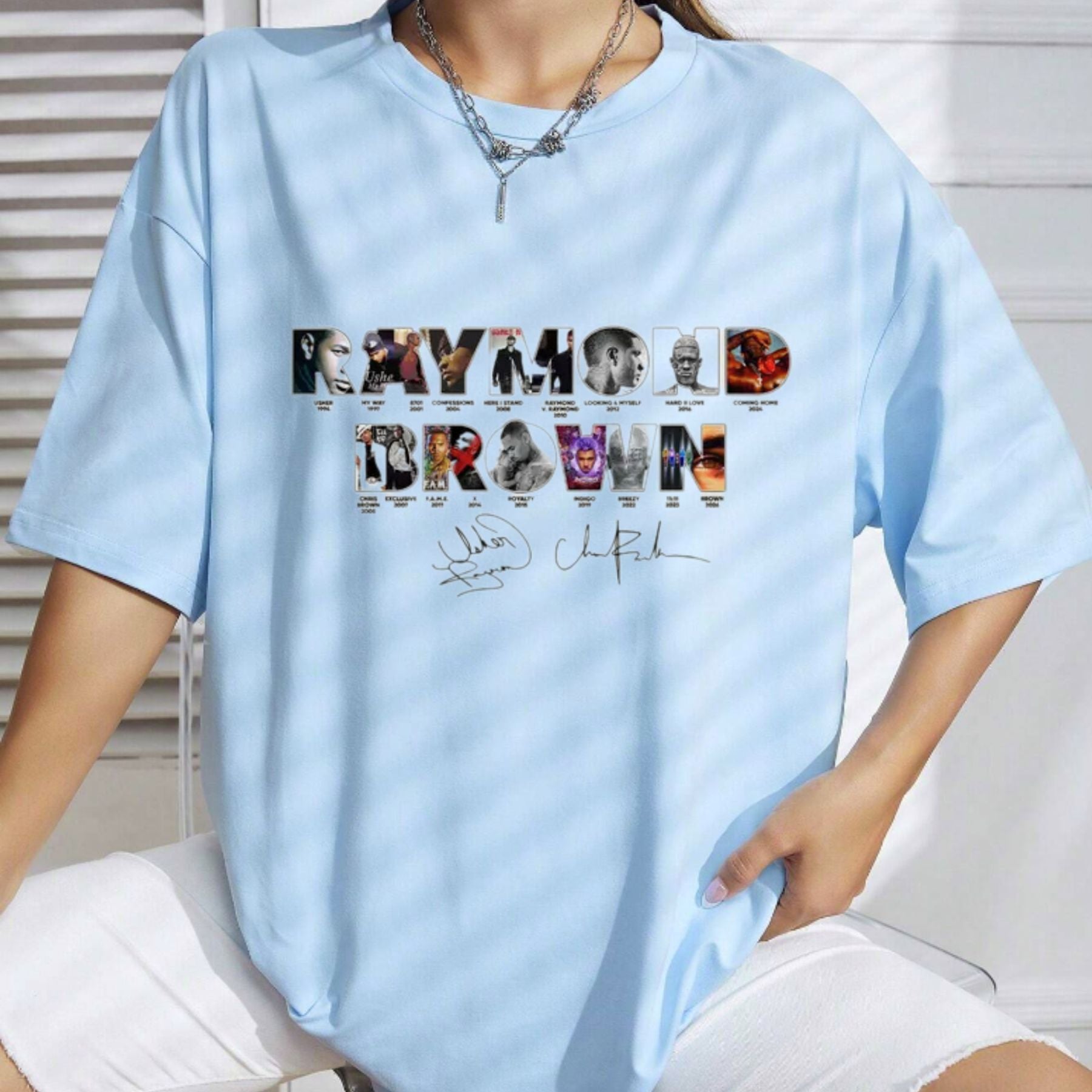 Raymond & Brown Inspired R&B T-Shirt – Retro Music Tribute Graphic Tee, Unisex Cotton Shirt