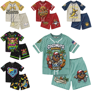 Funny Dabbing Banana USA Flag Baseball Set