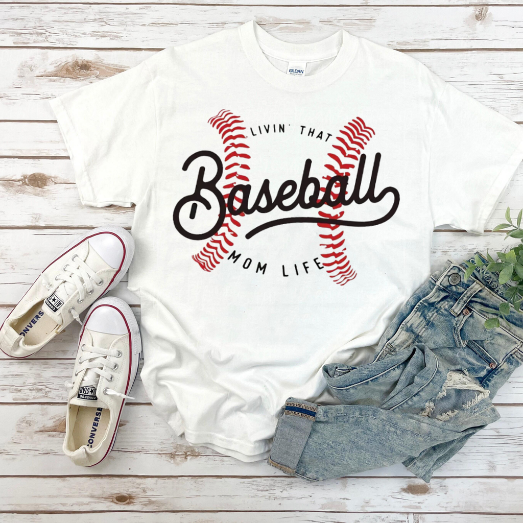 Livin' That Baseball Mom Life T-Shirt