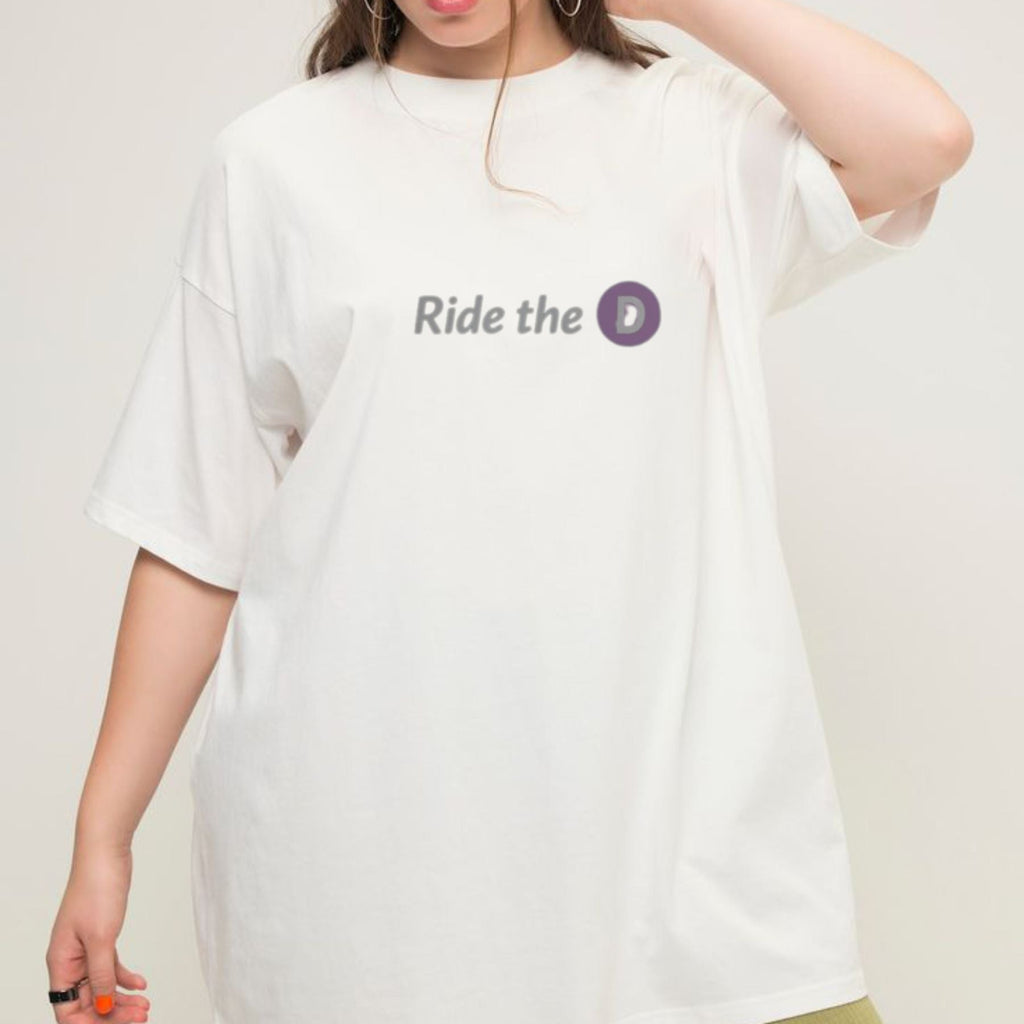 "LA Metro Ride the Line" T-Shirt – Retro Transit Graphic Tee, Unisex Cotton Shirt