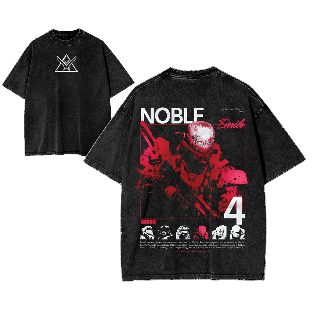 Futuristic Squad “Remember the Mission” Vintage Washed Apparel – Gaming Graphic T-Shirt