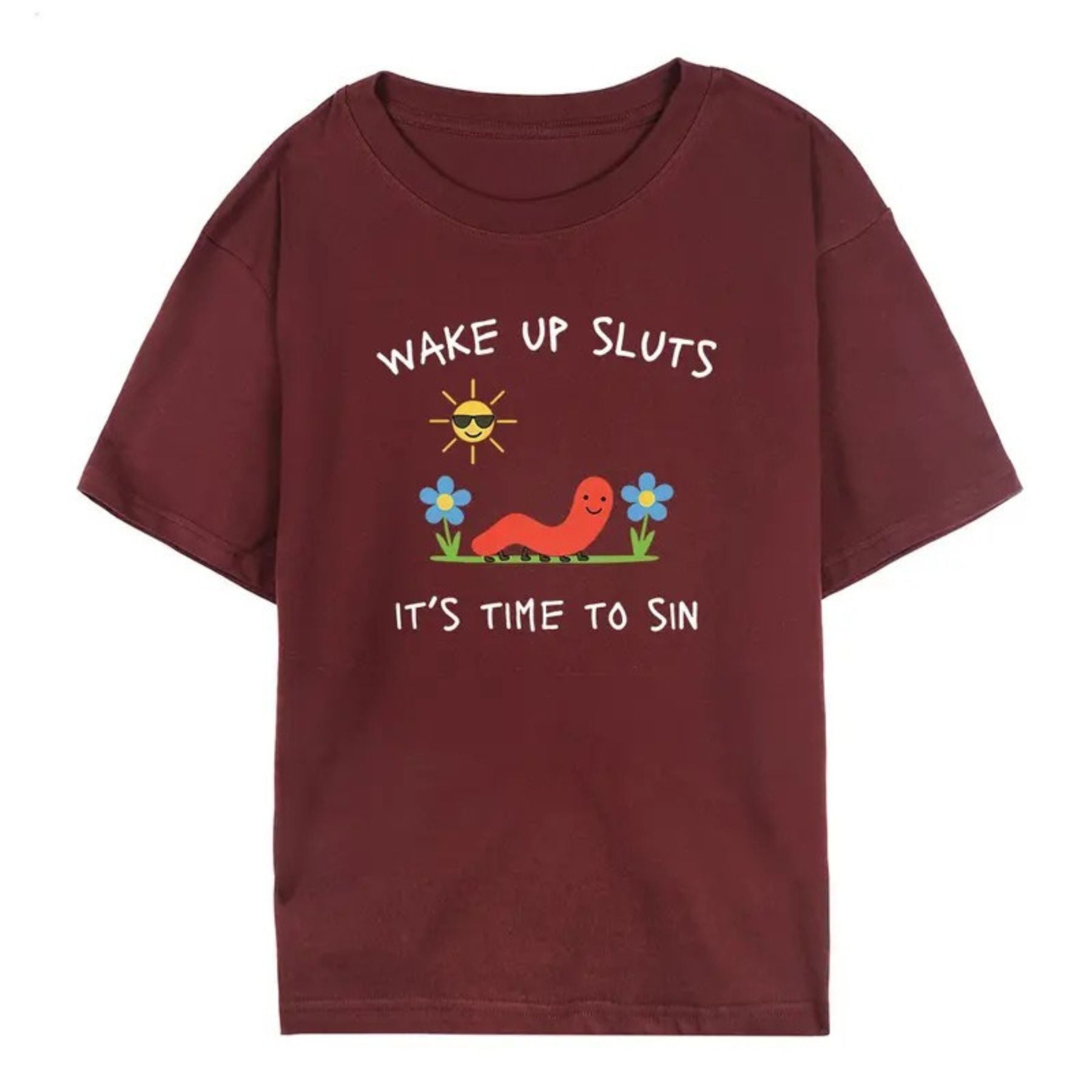"Wake Up Slts" Funny Animal T-Shirt – Viral Meme Graphic Tee, Premium 100% Cotton Ironic Animal Top, Made in USA
