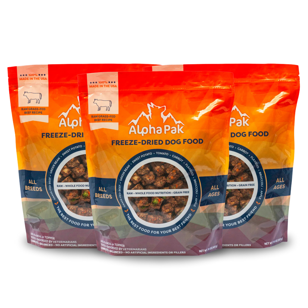 Freeze-Dried Raw Beef — Formulated for Dog Longevity