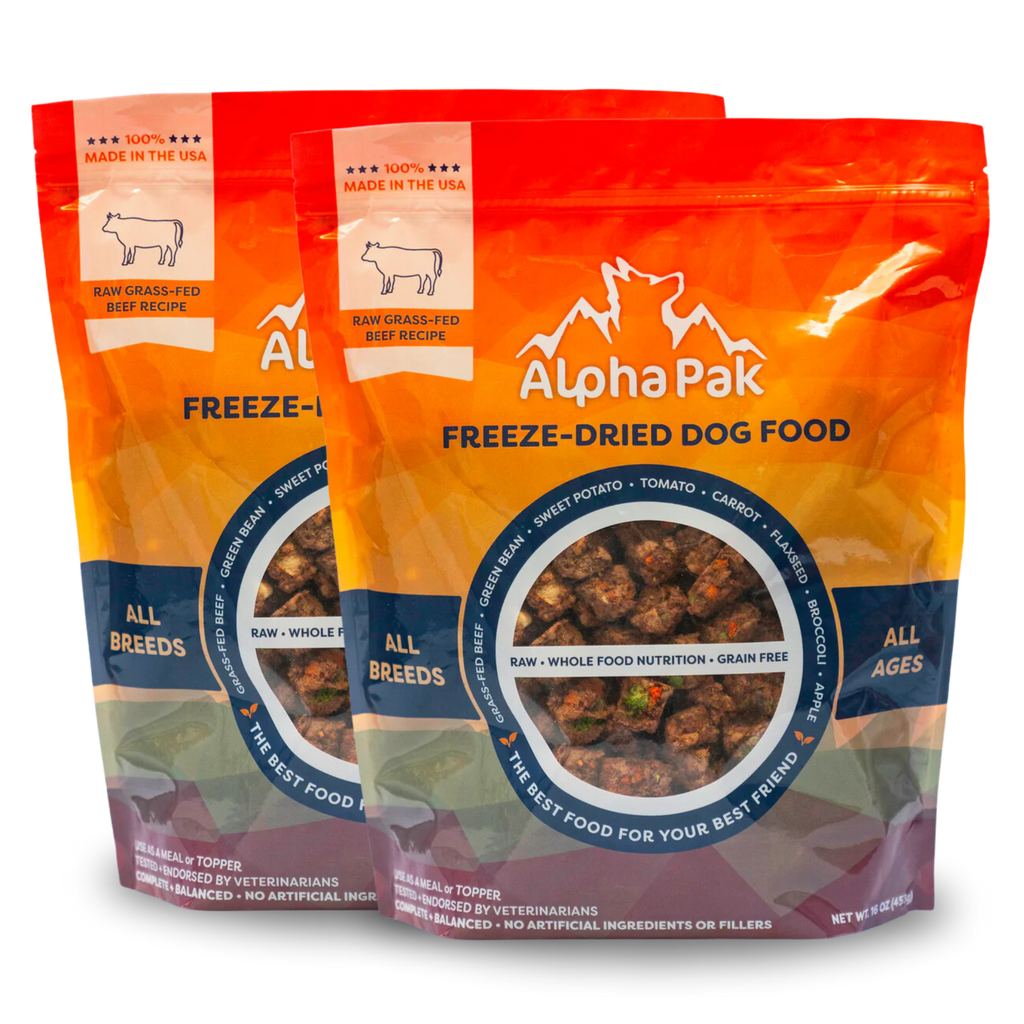Freeze-Dried Raw Beef — Formulated for Dog Longevity