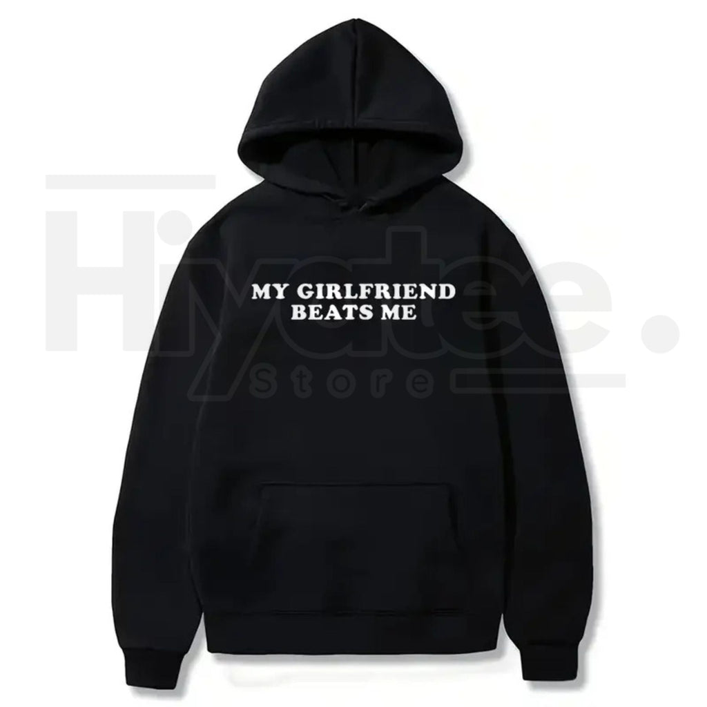 "My Girlfriend Beats Me" – Humorous Relationship Couple Aesthetic Top