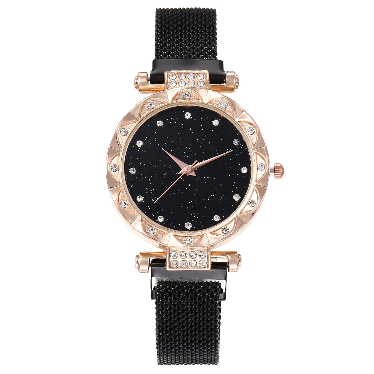Magnetic Strap Set Womens Quartz Wristwatch