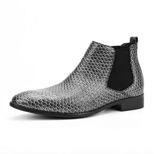 Snake Print Silver