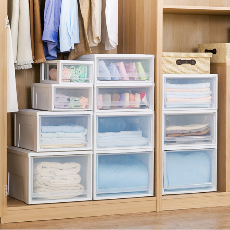 Drawer And Drawer Drawer Style Transparent Storage Box