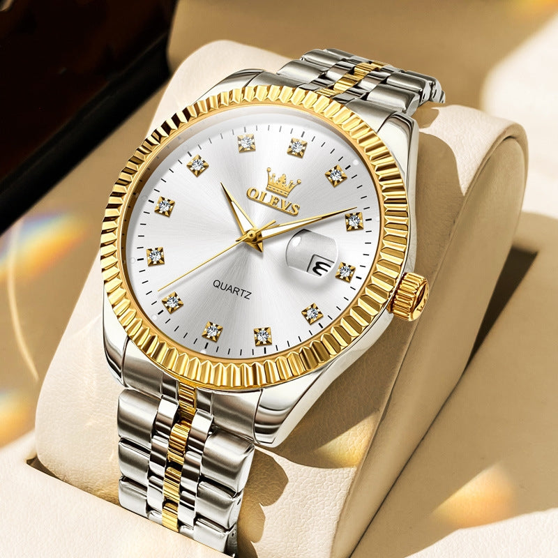 520 Valentine's Day Couple's Watch Fashion Waterproof Quartz Watch