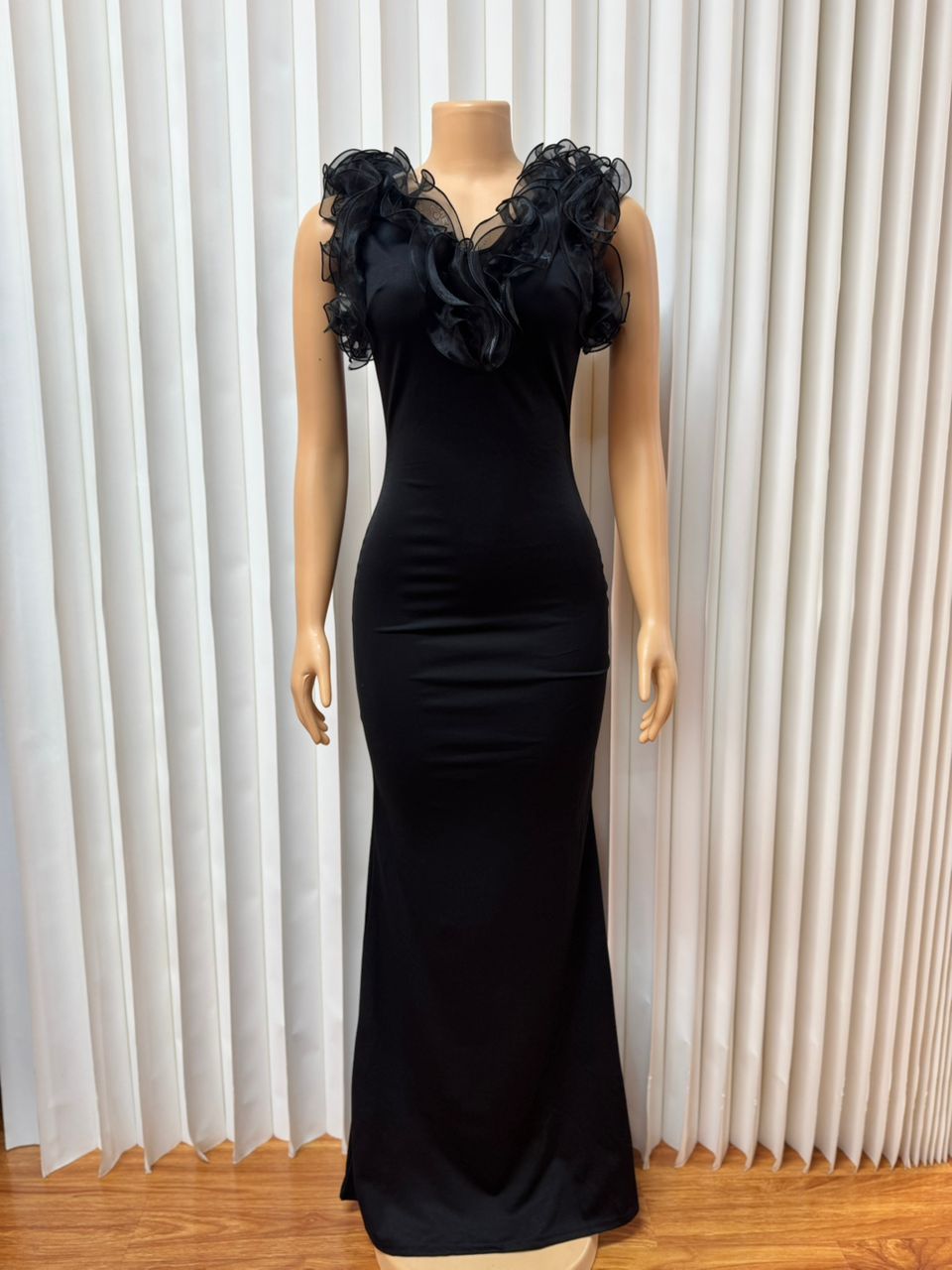 Women's Deep V-neck Backless Long Dress