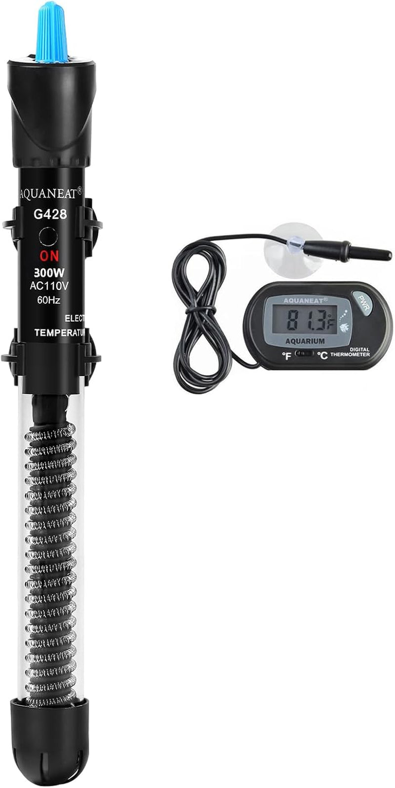 Aquarium Heater 25W-300W Adjustable Submersible Thermometer