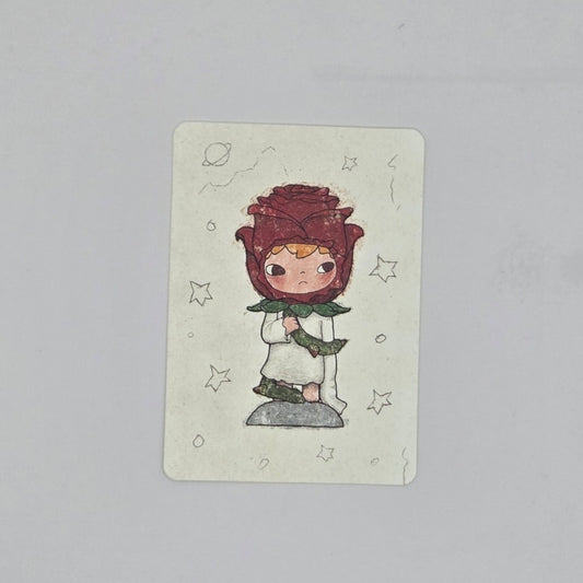 Popmart - Hirono Le Petit Prince - Card Confirmed The Rose