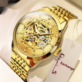Fully Automatic Mechanical Skeleton Mens Watch