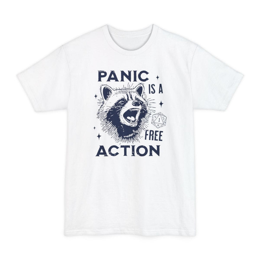 Panic Is A Free Action Tall T-Shirt