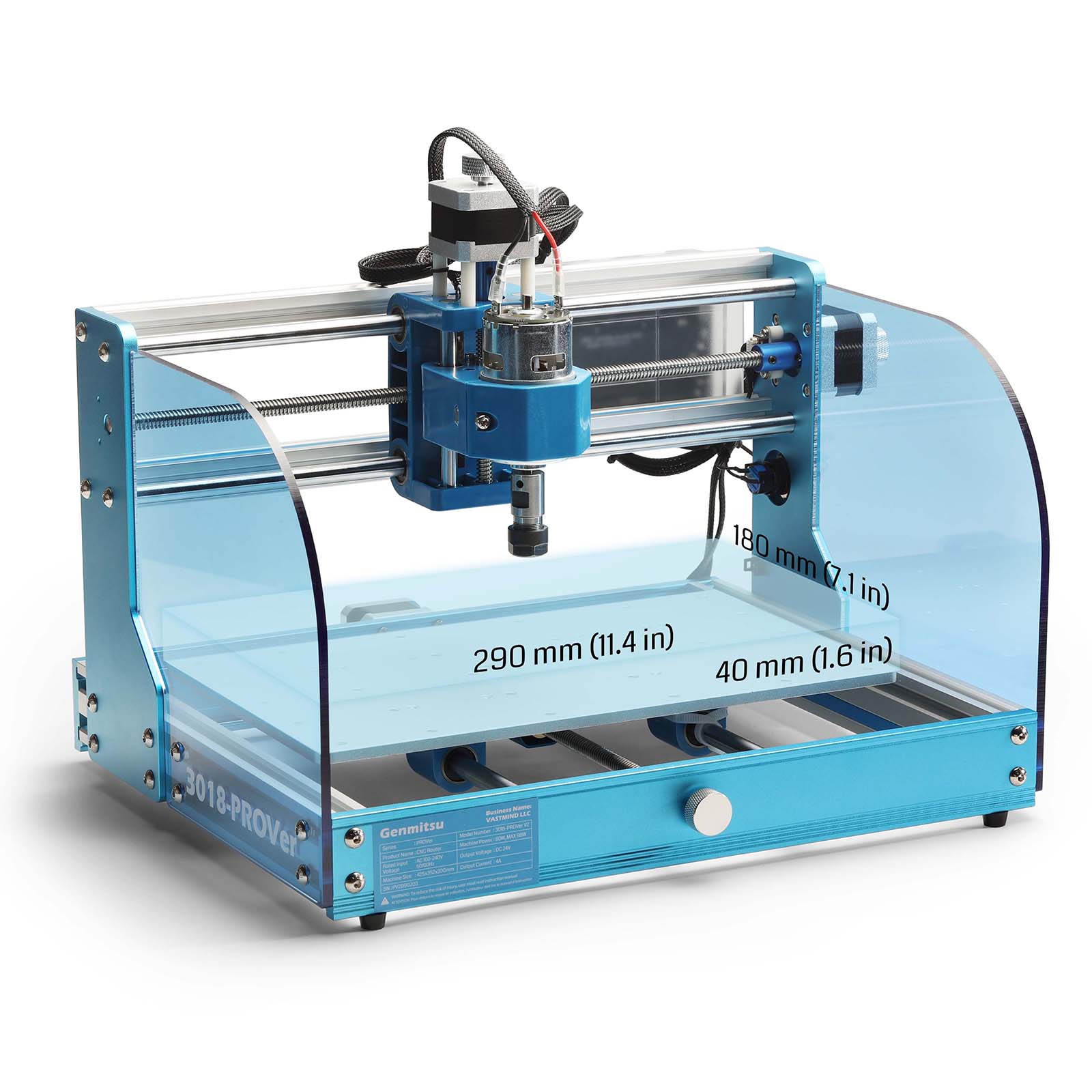 3018-PROVer V2 Desktop CNC Router Kit, Semi Assembled For Entry Level User