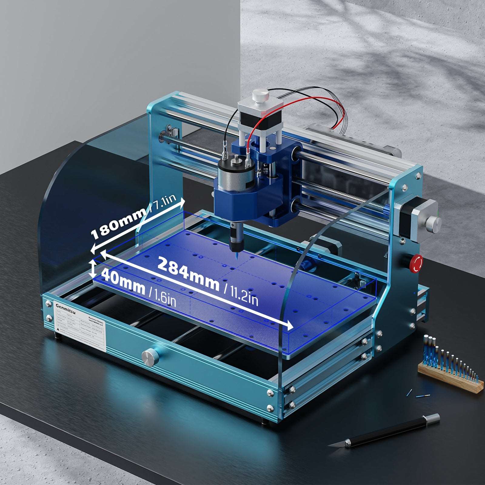 3018-PROVer V2 Desktop CNC Router Kit, Semi Assembled For Entry Level User