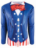 Instantly Patriotic Realistic Uncle Sam Sublimation T-Shirt Adult Size Medium
