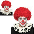 Reversible Clown Collar - Black & White Polka Dot Costume Accessory