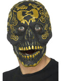 Smiffy's Deluxe Masquerade Skull Mask Foam Latex Halloween Costume Accessory