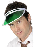 Poker Visor - Green Adult Adjustable Costume Hat