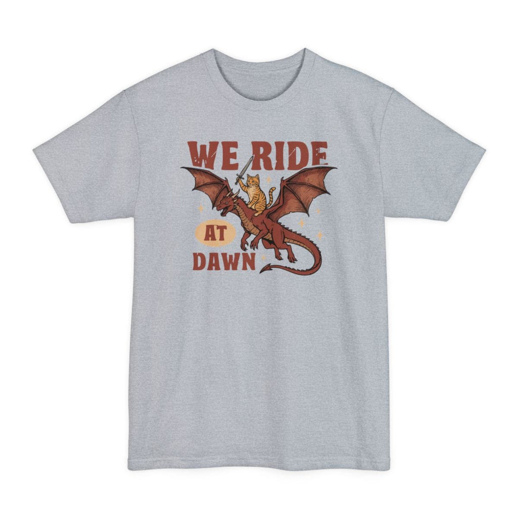 We Ride At Dawn Dragon Cat Tall T-Shirt