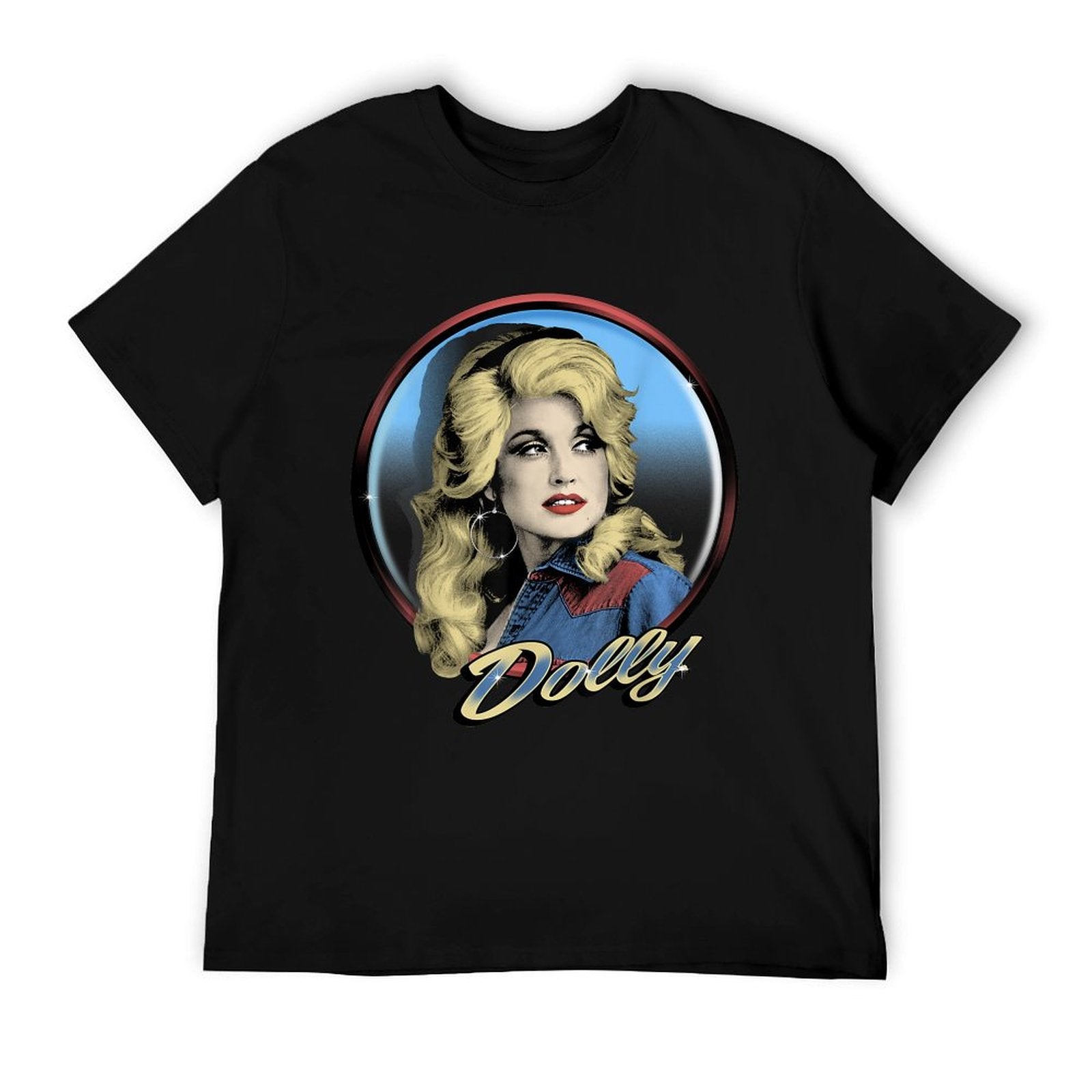 Dolly Parton Western High-quality Stitching T-Shirt