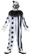 Black and White Killer Clown Child Costume