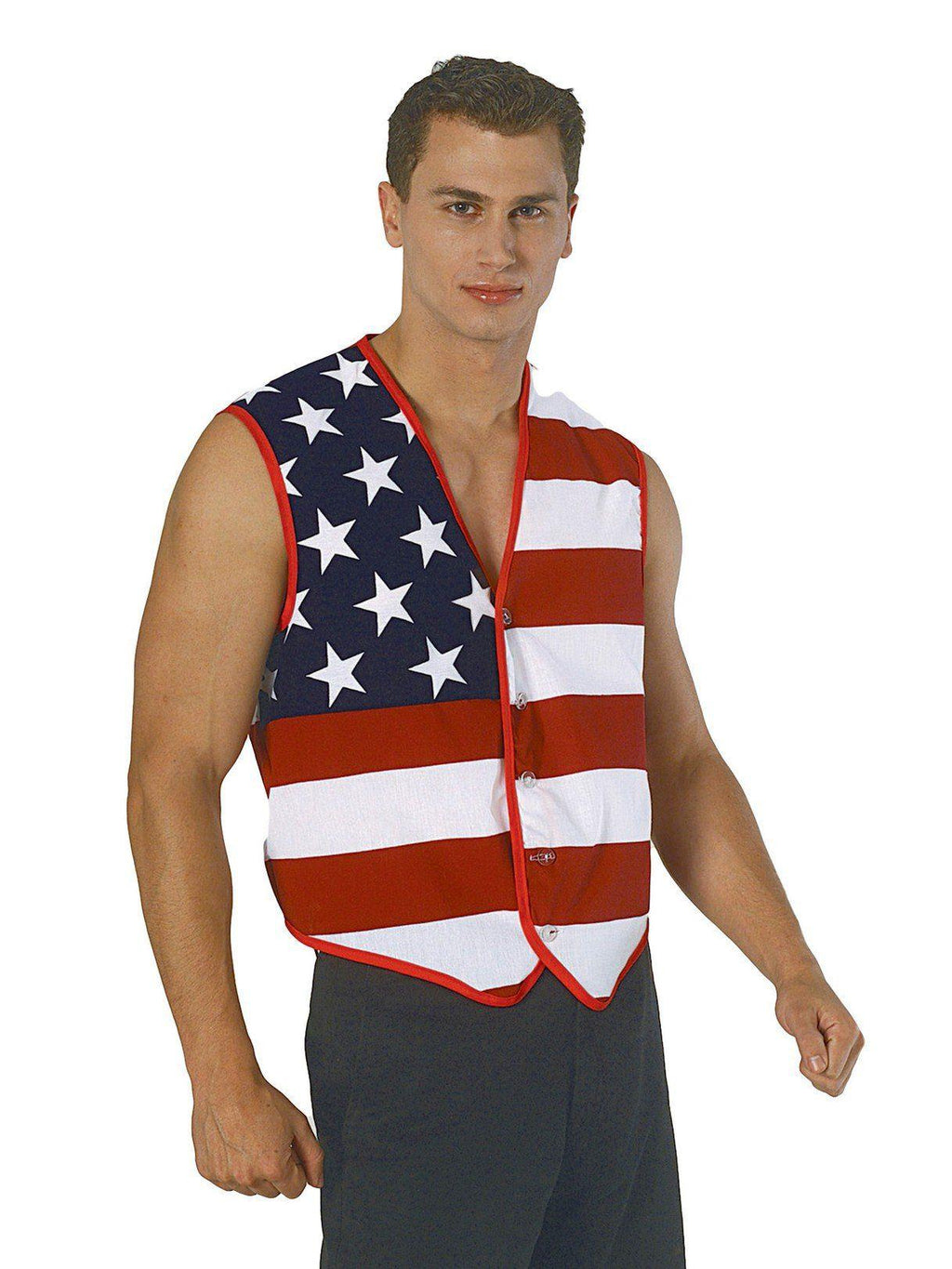 Stars and Stripes American Patriotic Flag Vest