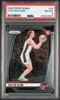 Graded 2024 Panini Prizm Wnba Caitlin Clark #22 Rookie RC Basketball Card PSA 8 Near Mint