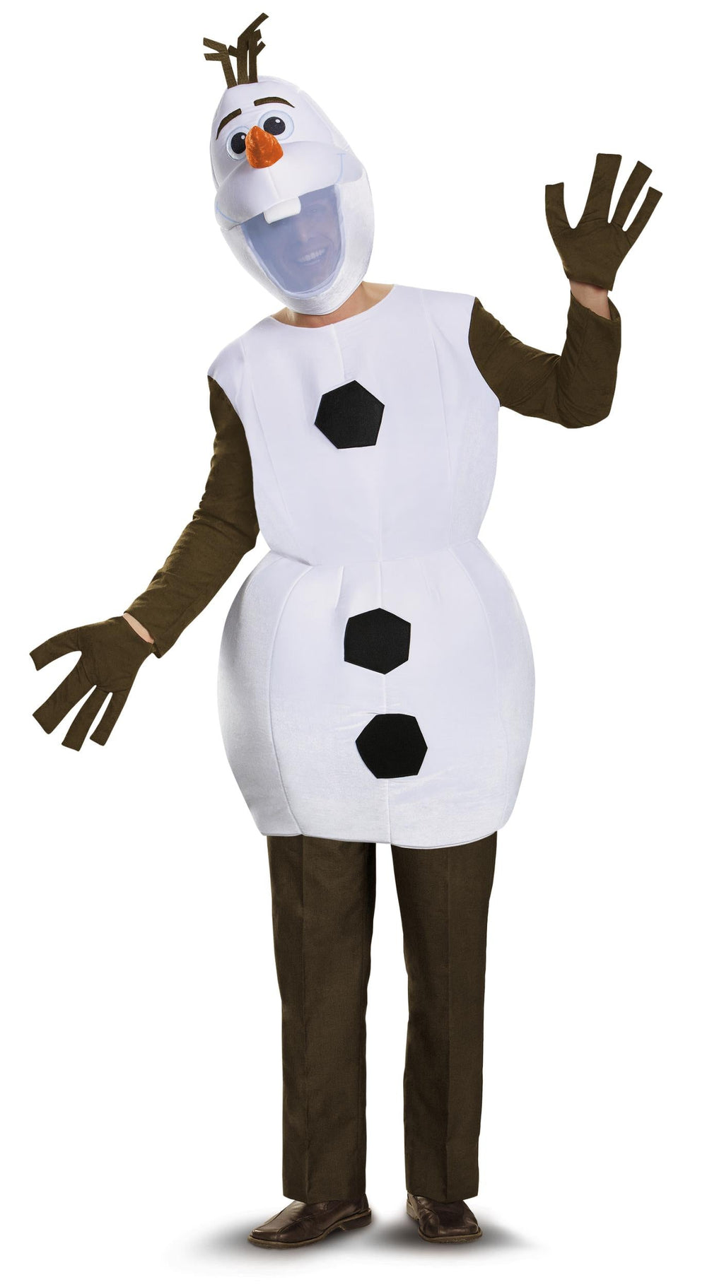 Olaf Disney Frozen Snowman Deluxe Adult Costume XL 42-46