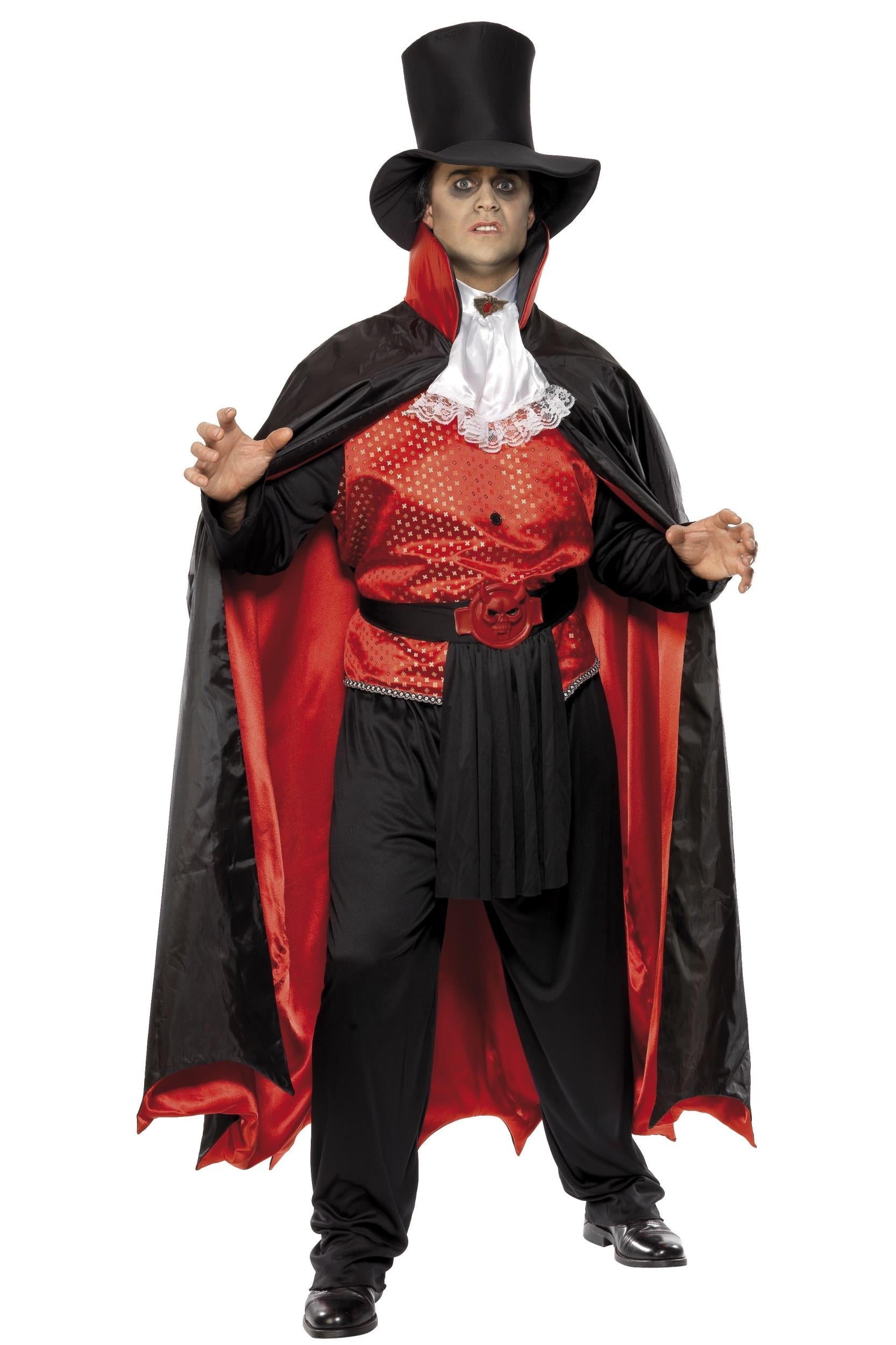 Reversible Vampire/Skeleton Adult Costume Large 42-44
