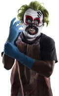 Rubies Inbred Latex Killer Clown Mask With Green Hair