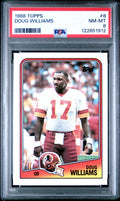 Graded 1988 Topps Doug Williams #8 Football Card PSA 8 Near Mint