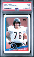 Graded 1988 Topps Steve McMichael #78 Football Card PSA 7 Near Mint