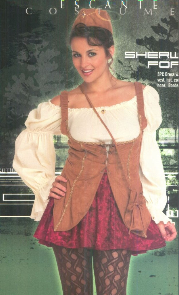 Sherwood Forest Maid Marian Sexy Adult Costume Size X-Large