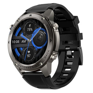 Black Silicone Watch Strap 1