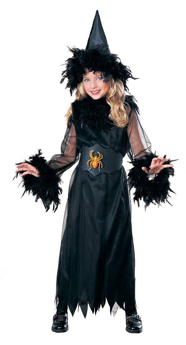 Pretty Witch Feathered Child Costume Size Small