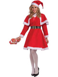 Women's Miss Santa Christmas Costume Size Standard 6-14 Dress