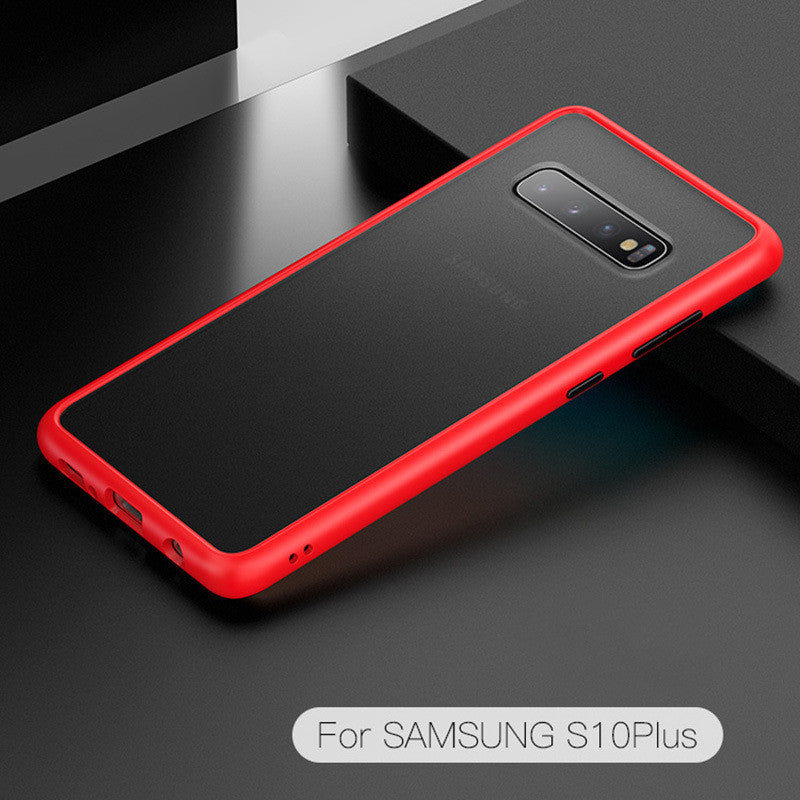 New Samsung s10 mobile phone case matte feel silicone drop