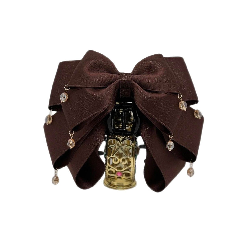 Multi-layer Butterfly Hair Clips With A Sparkling Bow