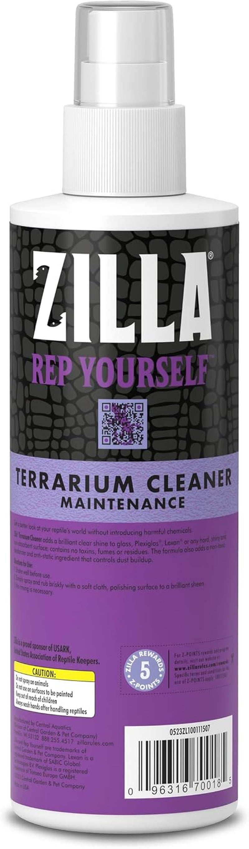 Zilla Anti-Static Terrarium Glass & Acrylic Cleaner Spray