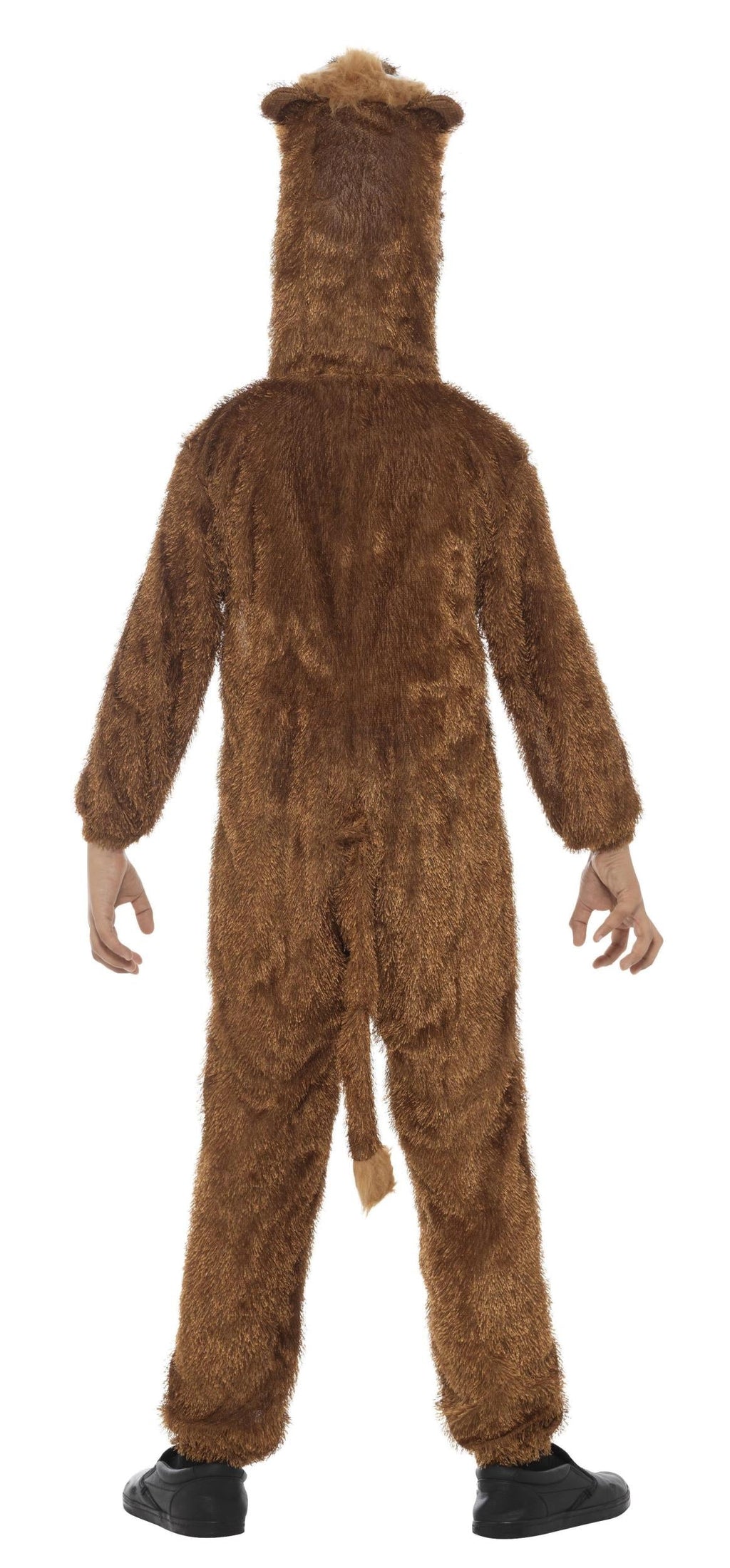 Lion Jumpsuit With Attached Hood Child Jungle Costume Medium