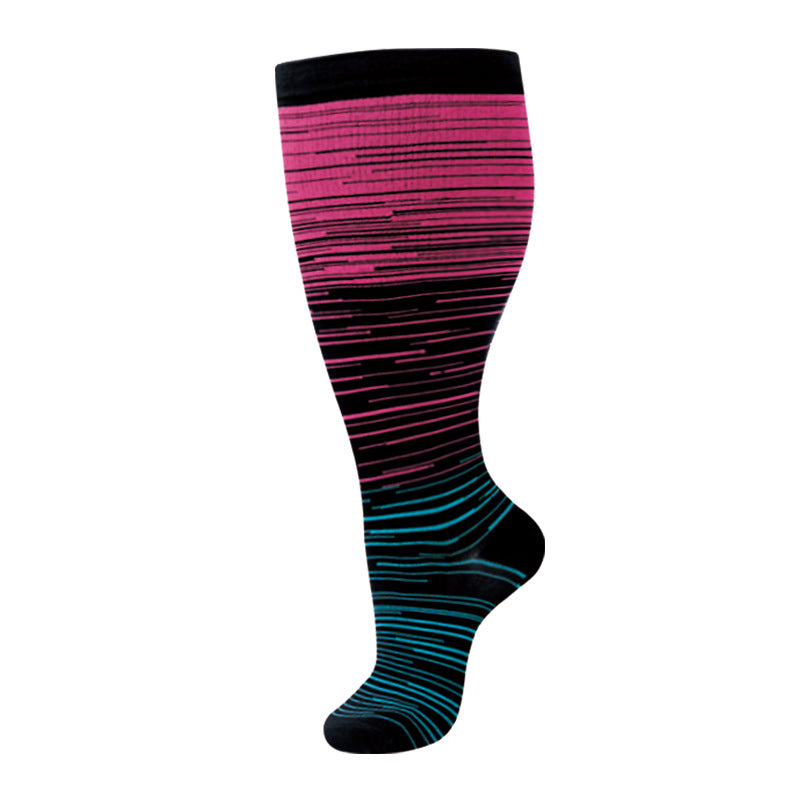 Plus-size Compression Socks, Nylon Nurse Socks For Men And Women