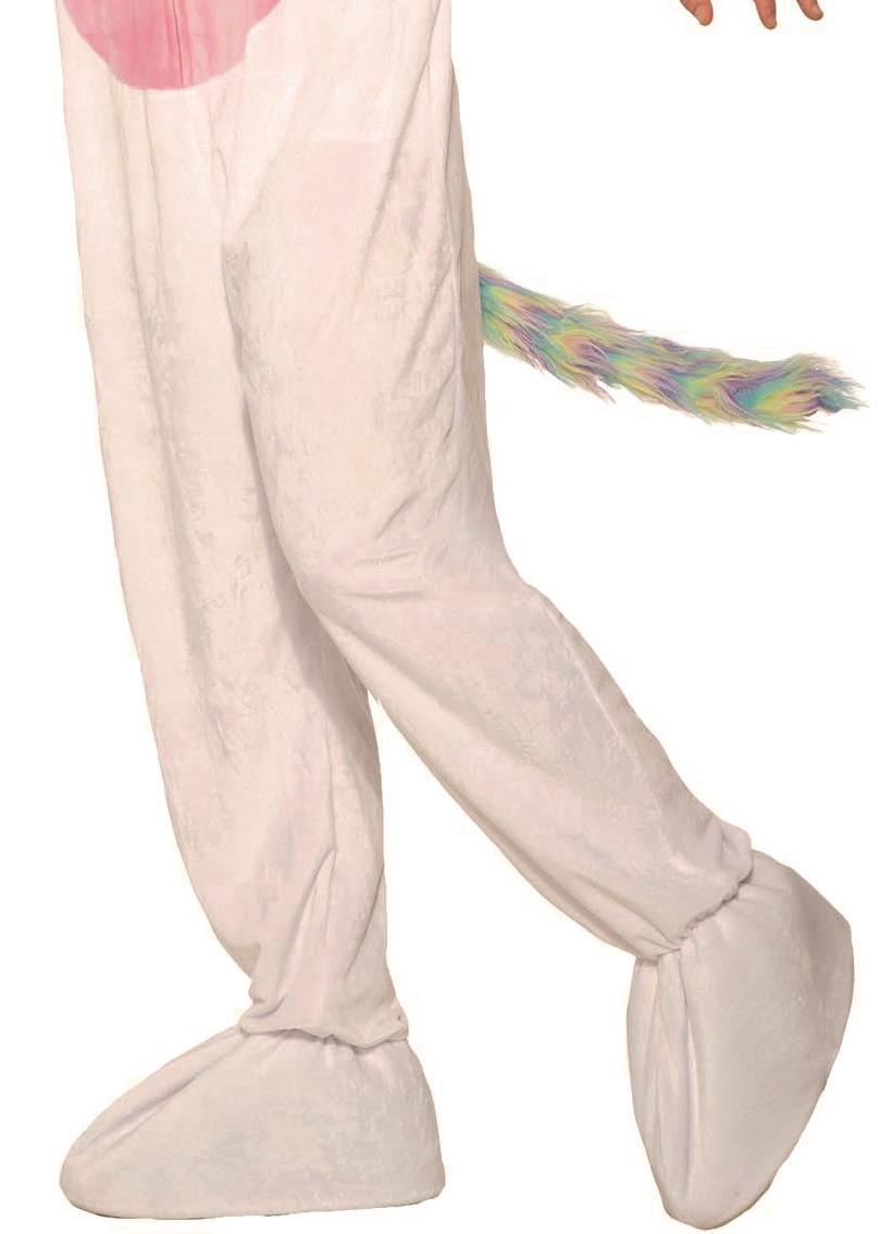 Mythical Unicorn White Fantasy Mascot Costume for Adults