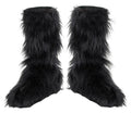 D/Ceptions Child Black Furry Boot Covers