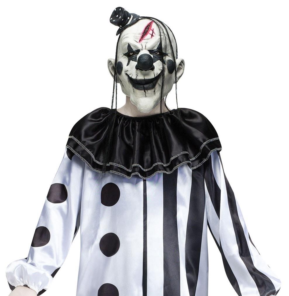 Black and White Killer Clown Child Costume