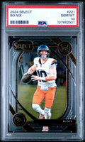 Graded 2024 Panini Select Bo Nix #221 Rookie RC Football Card PSA 10 Gem Mint