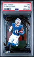 Graded 2024 Panini Select Keon Coleman #280 Rookie RC Football Card PSA 10 Gem Mint